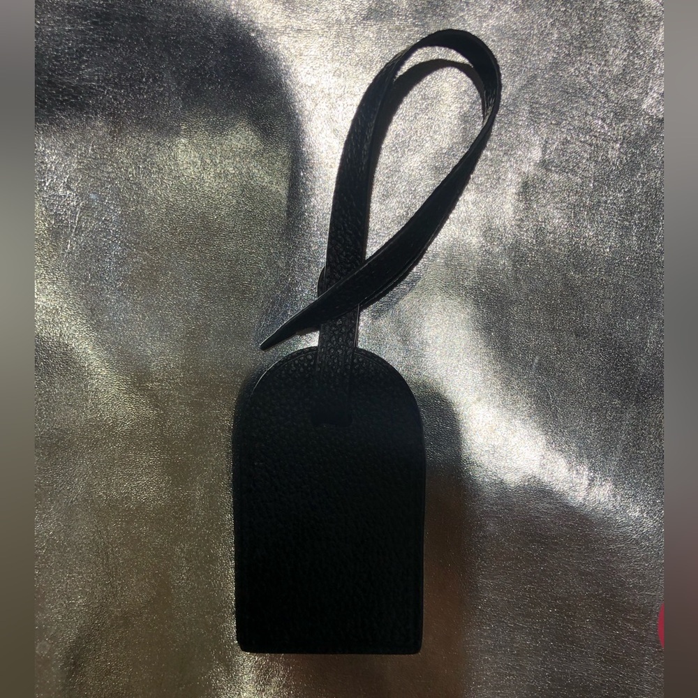 LOUIS VUITTON NEW BLACK EMPREINTE LUGGAGE TAG - Picture 9 of 11